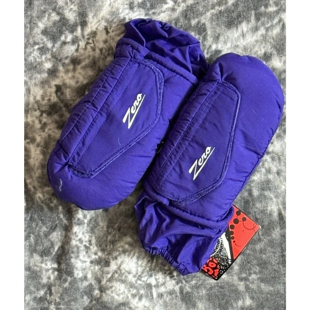 Lot of 3 Child’s Toddler's Zeroxposur & Gap Purple Red Snow Mittens